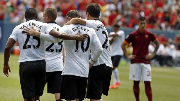 Manchester United e Roma fizeram um jogo de golaços nos Estados Unidos