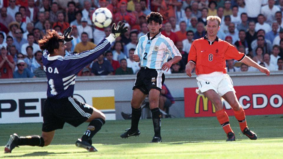 Em dia de Argentina x Holanda, nunca &eacute; demais relembrar o joga&ccedil;o de 98