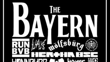 Transformaram a tabela da Bundesliga em cartaz de festival de rock e ficou demais