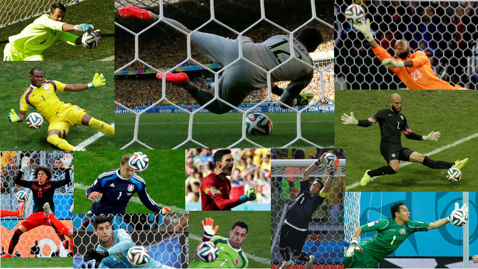 As oitavas de final da Copa foram mesmo espetaculares para os goleiros