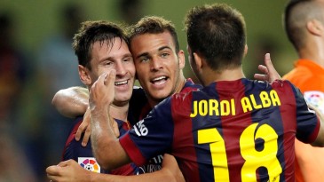 Messi decidiu de novo, mas a sorte também ajudou o Barcelona