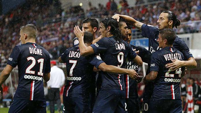 Ibrahimovic j&aacute; tem dois gols no Campeonato Franc&ecirc;s e contando