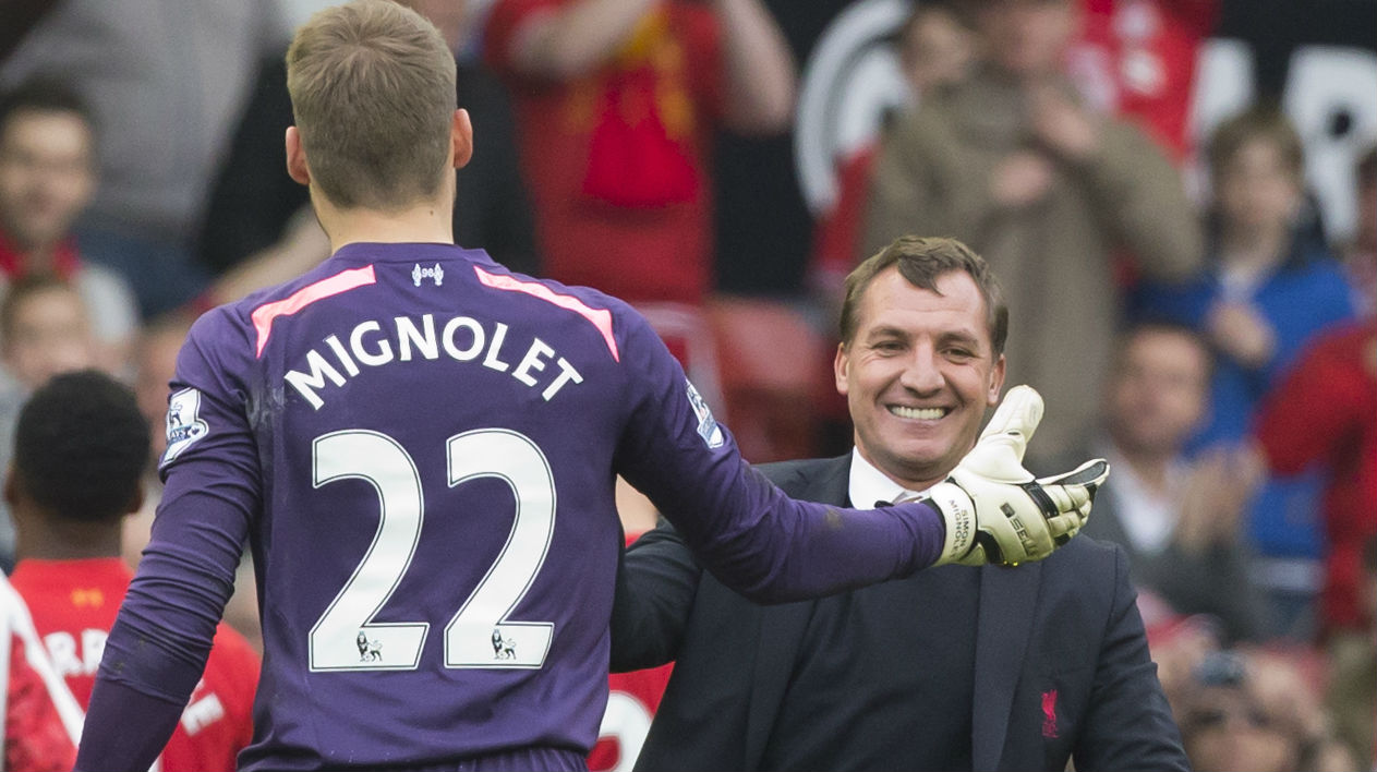 Mignolet foi o super-her&oacute;i da suada vit&oacute;ria do Liverpool sobre o Southampton