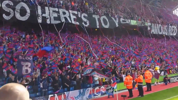 Torcida do Crystal Palace dá clima sul-americano à Premier League