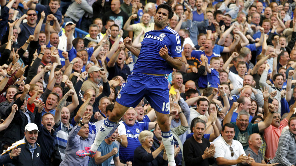 Diego Costa chegou arrebentando na Premier League (AP Photo/Sang Tan)
