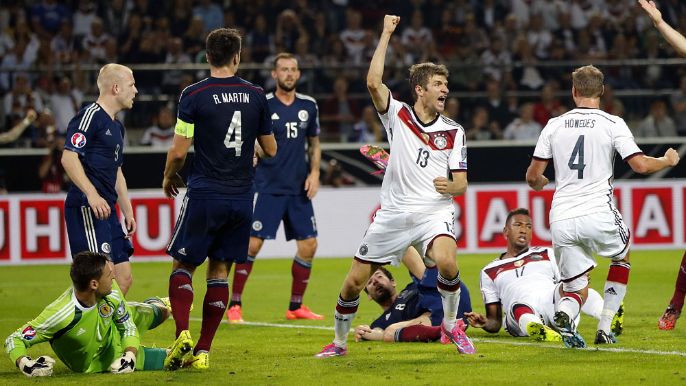 Alemanha venceu, mas é a Escócia quem tem o que comemorar