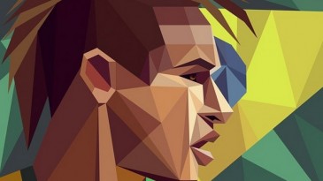 Esse artista norueguês tem vários desenhos abstratos geniais sobre futebol