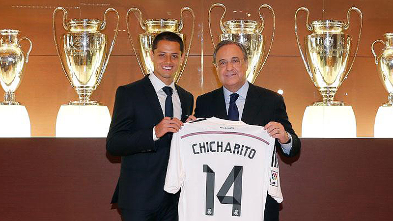 Chicharito faz mais sentido para o elenco do Real Madrid que Falcao
