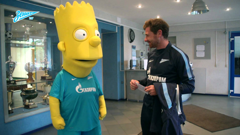Bart em sua "apresenta&ccedil;&atilde;o" no Zenit (Reprodu&ccedil;&atilde;o)