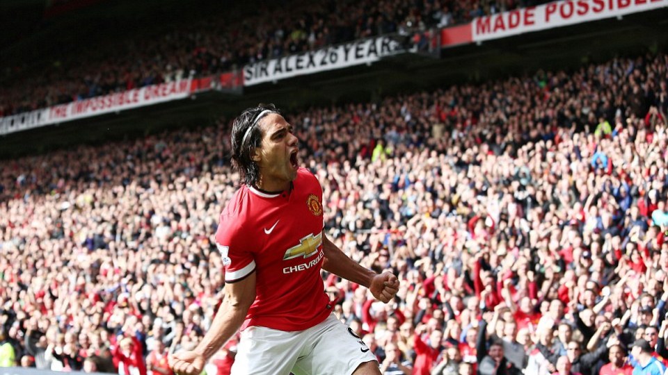 Falcao fez o primeiro gol pelo United, mas sensacionais foram Di Mar&iacute;a e De Gea
