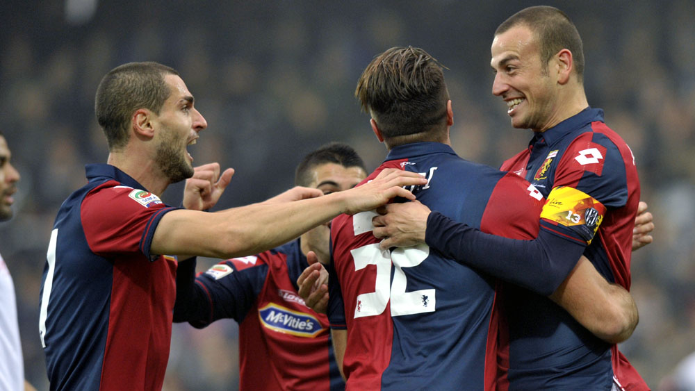 Matri marcou de novo e o Genoa venceu o Cesena fora de casa por 3 a 0 (Foto: AP)