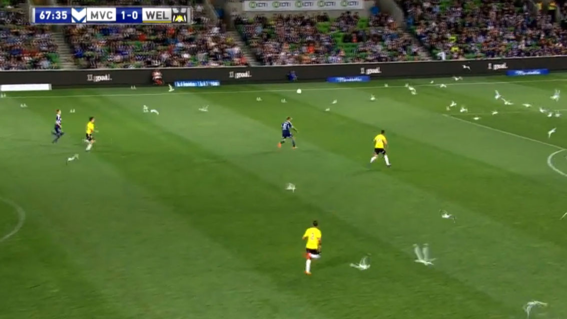 Nem uma invas&atilde;o de gaivotas impediu que o Melbourne Victory fizesse um gol