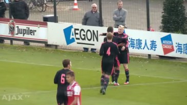 O futuro do Ajax: “Maradonny” dribla cinco antes de fazer golaço