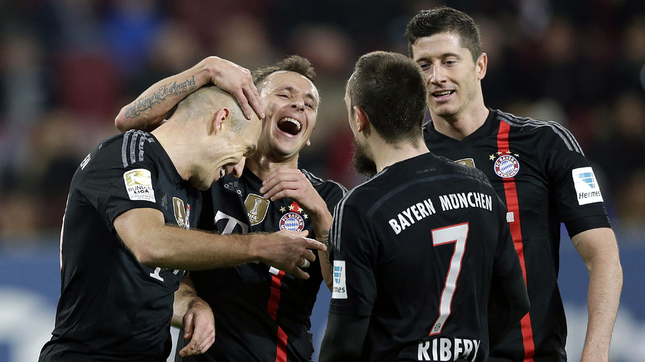 Bayern s&oacute; precisou de um pouco de efici&ecirc;ncia para vencer o Augsburg