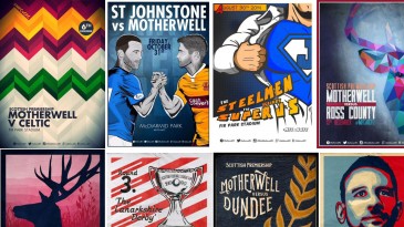 Vale a pena ver os pôsteres que o Motherwell faz a cada partida