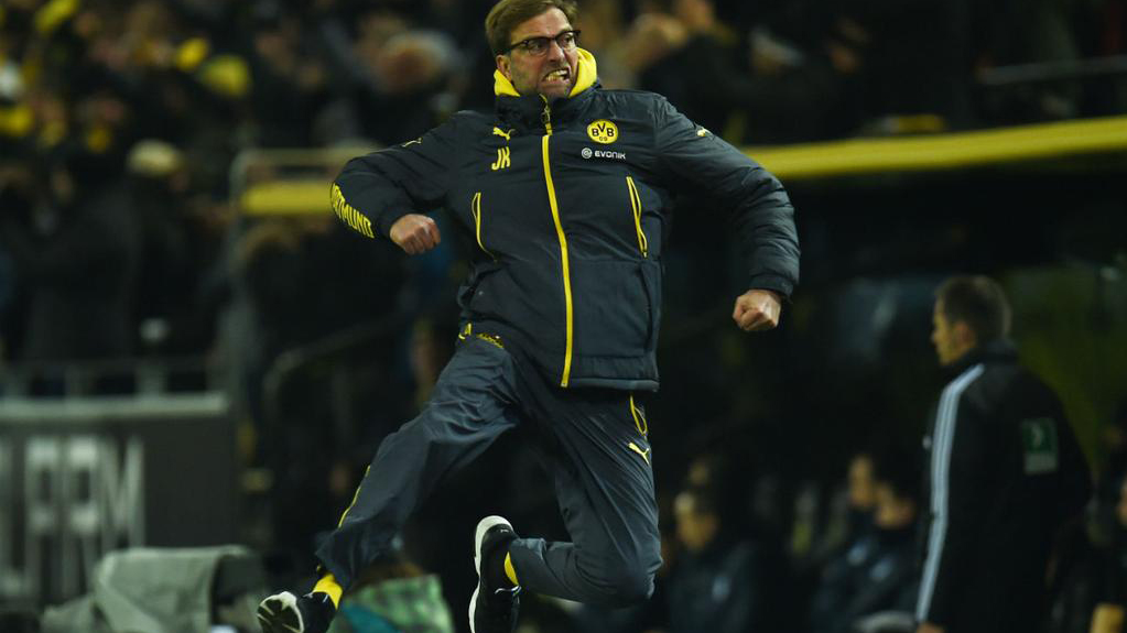 A import&acirc;ncia da vit&oacute;ria do Dortmund est&aacute; expl&iacute;cita na comemora&ccedil;&atilde;o de Klopp