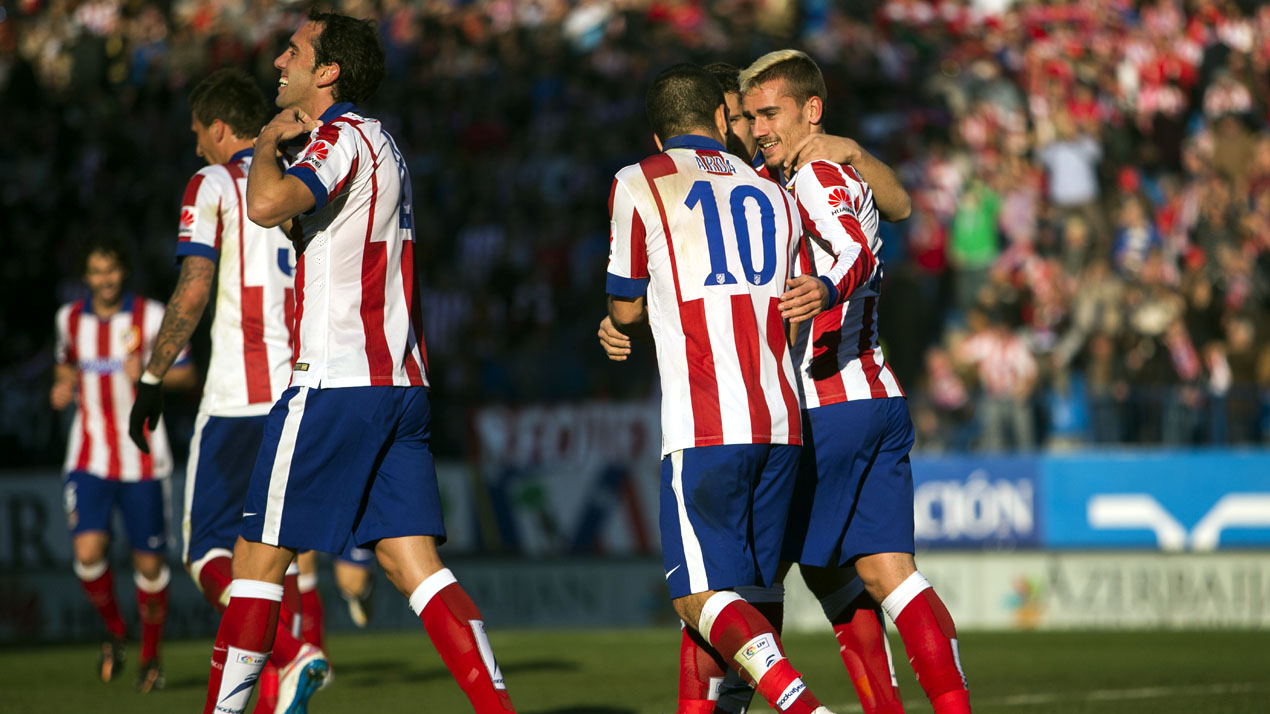 Ainda sem Torres, Atl&eacute;tico de Madrid viu Griezmann brilhar contra o Levante