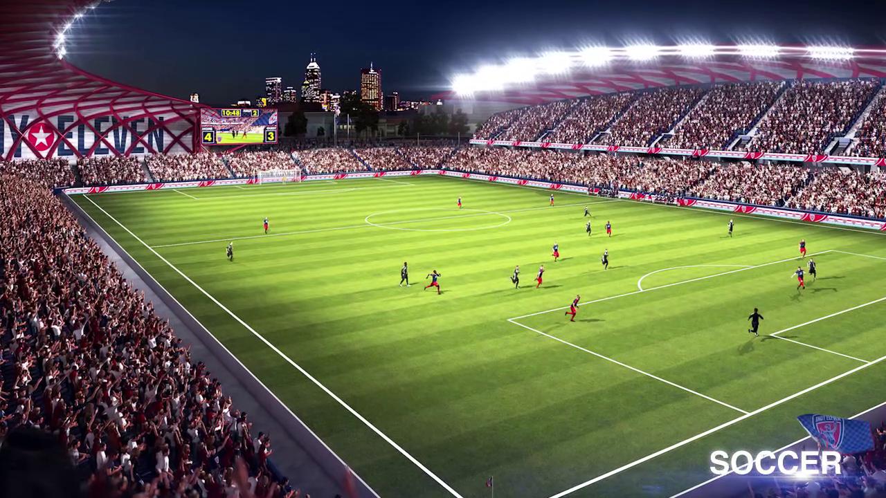 Indy Eleven quer novo est&aacute;dio de futebol em Indianapolis (Foto: divulga&ccedil;&atilde;o)