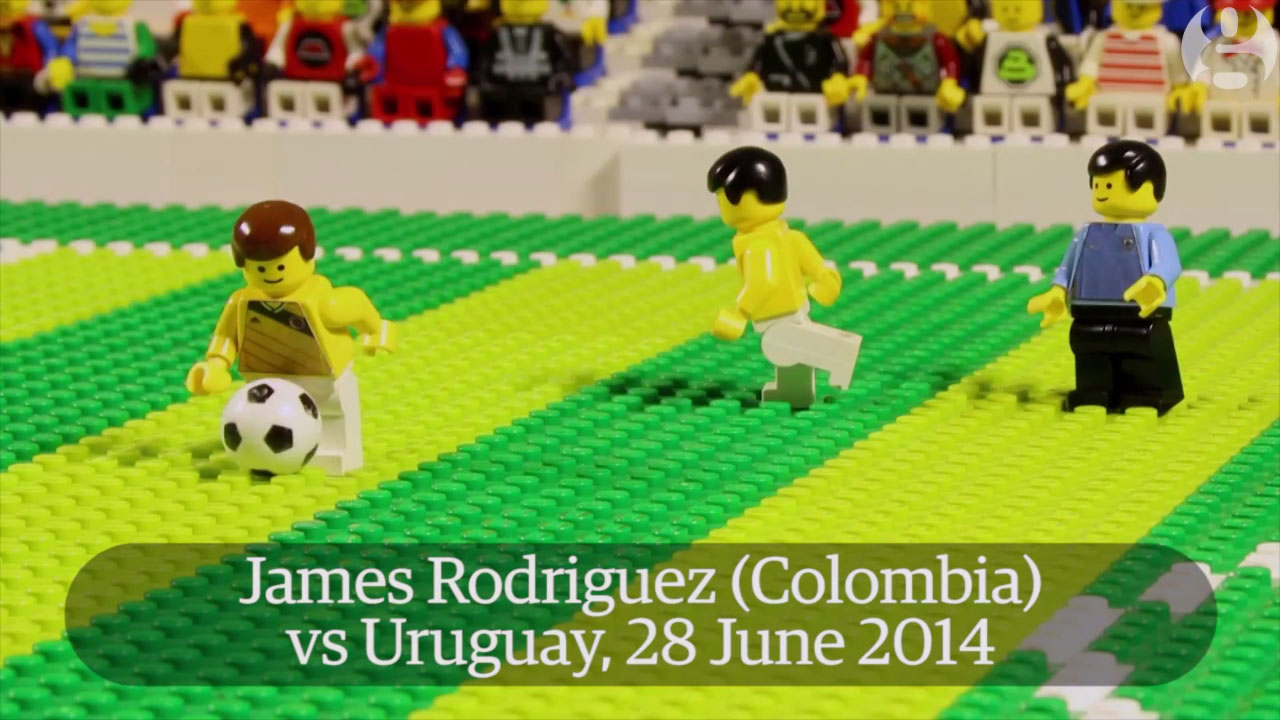 Recriaram em Lego os gols indicados ao Prêmio Puskas. Tem como não ficar bom?