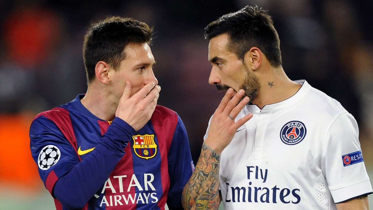 Lavezzi n&atilde;o inveja Messi e deseja apenas caminhar pela multid&atilde;o