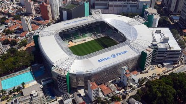 Fizeram uma lista das 20 arenas esportivas mais populares do Instagram, com o Allianz Parque