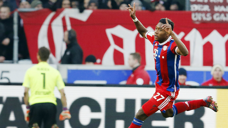 Veja a pintura de falta de Alaba que fez o Bayern voltar a vencer na Bundesliga