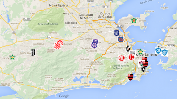 Conheça como era o Cariocão de 1938 a 1975 através deste mapa interativo