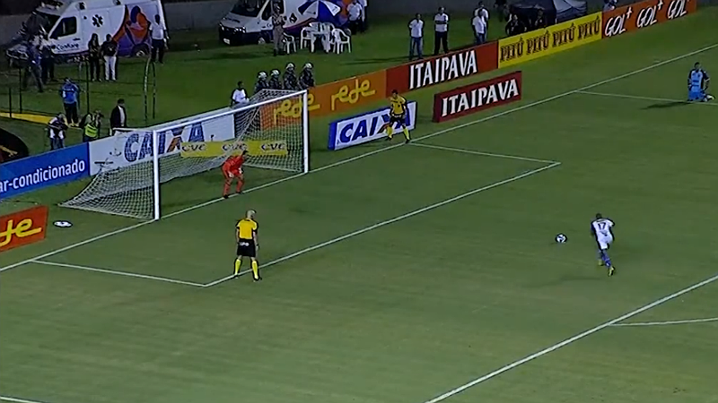 Cassiano, do Fortaleza, provou o lado amargo de se provocar um advers&aacute;rio antes do jogo