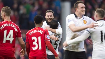 O camisa 8 decidiu em Anfield: Gerrard expulso, Mata artilheiro
