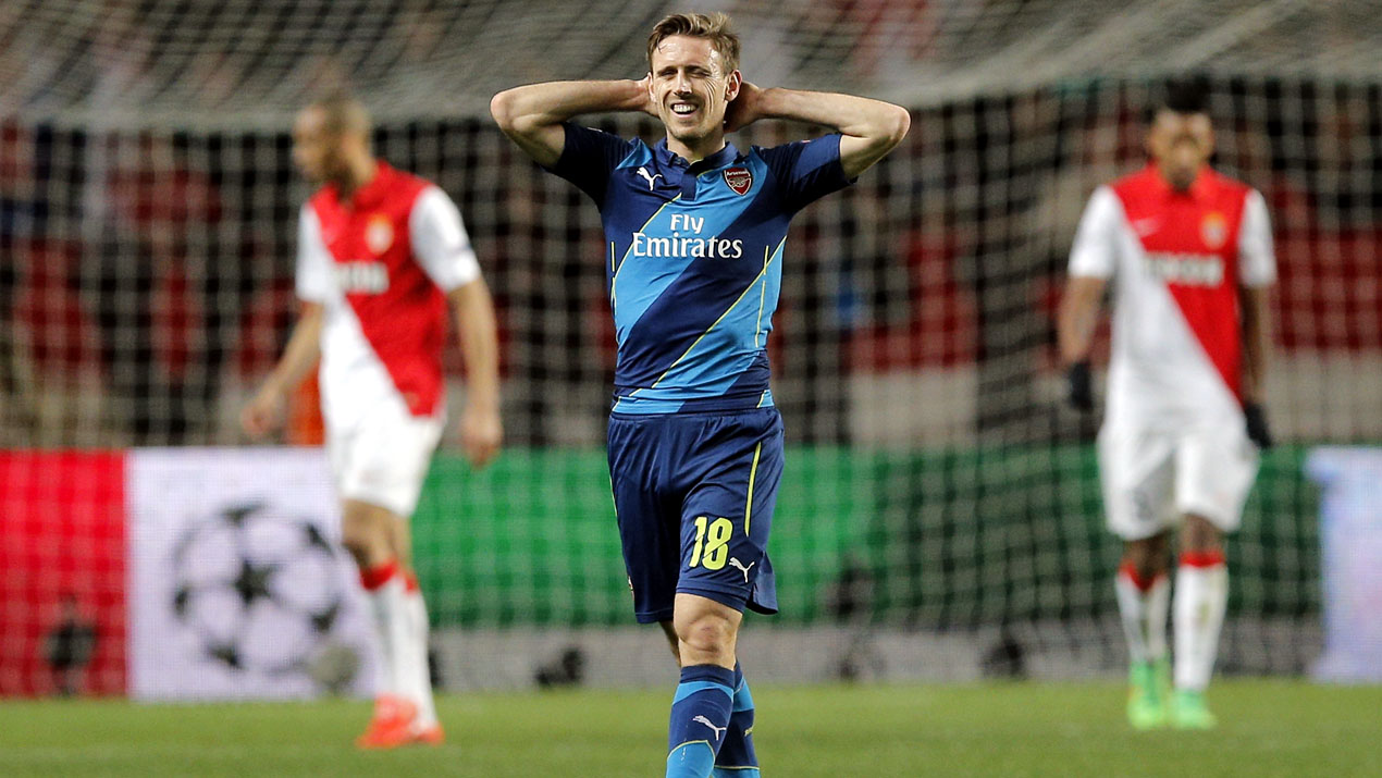 Arsenal buscou o improv&aacute;vel, mas parou na sua pr&oacute;pria rotina de elimina&ccedil;&otilde;es nas oitavas