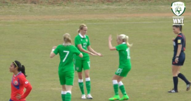 Stephanie Roche, irlandesa que concorreu ao Pr&ecirc;mio Puskas, fez outro gola&ccedil;o