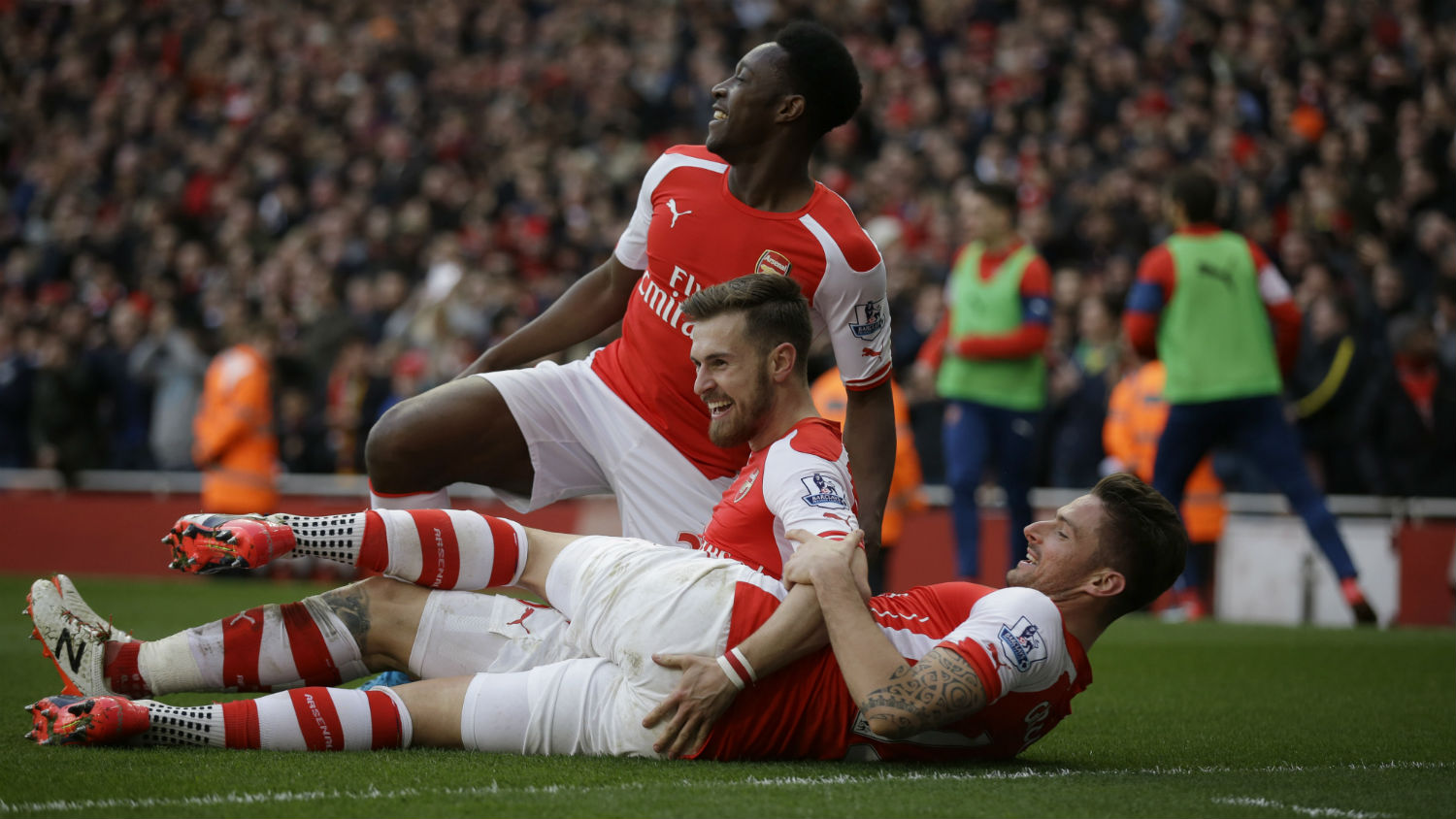 Quando o jogo coletivo do Arsenal funciona, o resultado &eacute; lindo de se ver