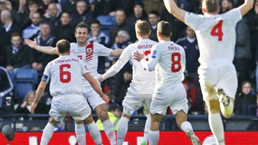O primeiro gol de Gibraltar em competições oficiais saiu e foi marcado por um policial