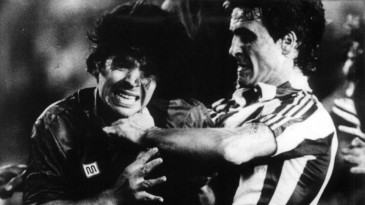 A pancadaria entre Barça e Athletic na final da Copa do Rei provocada por Maradona