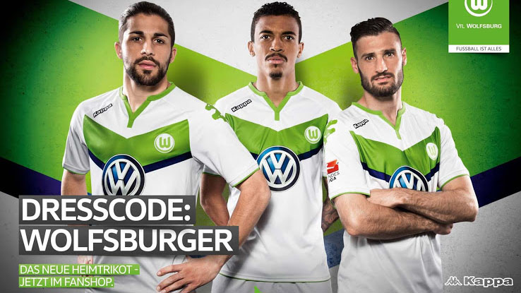 A nova camisa do Wolfsburg
