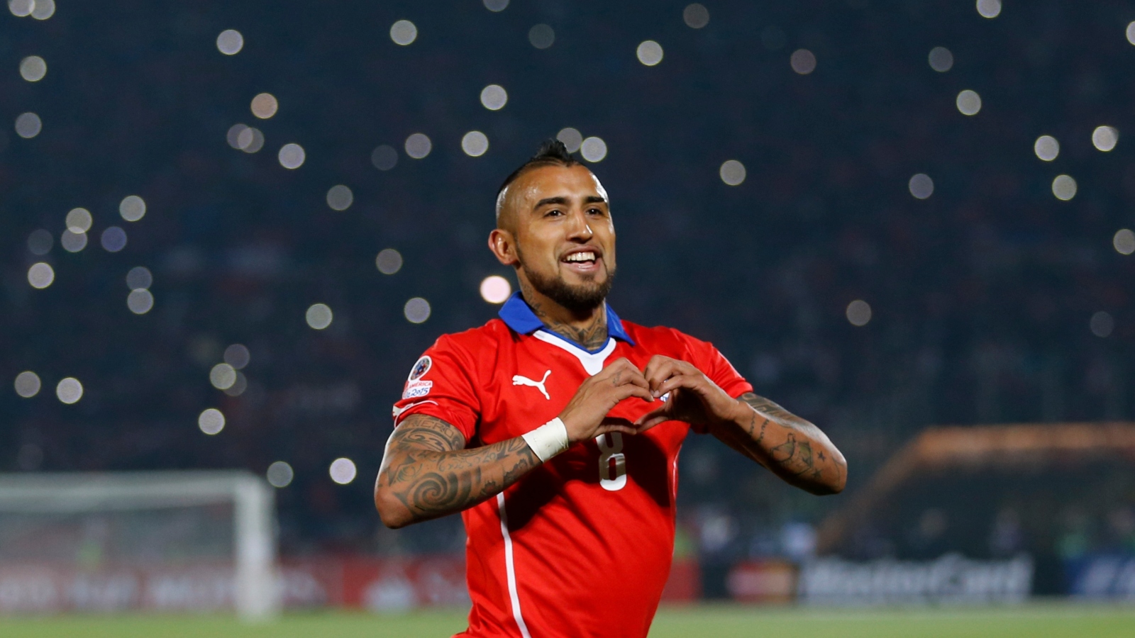 Em um joga&ccedil;o contra o M&eacute;xico, Vidal deixou evidente toda a sua import&acirc;ncia ao Chile
