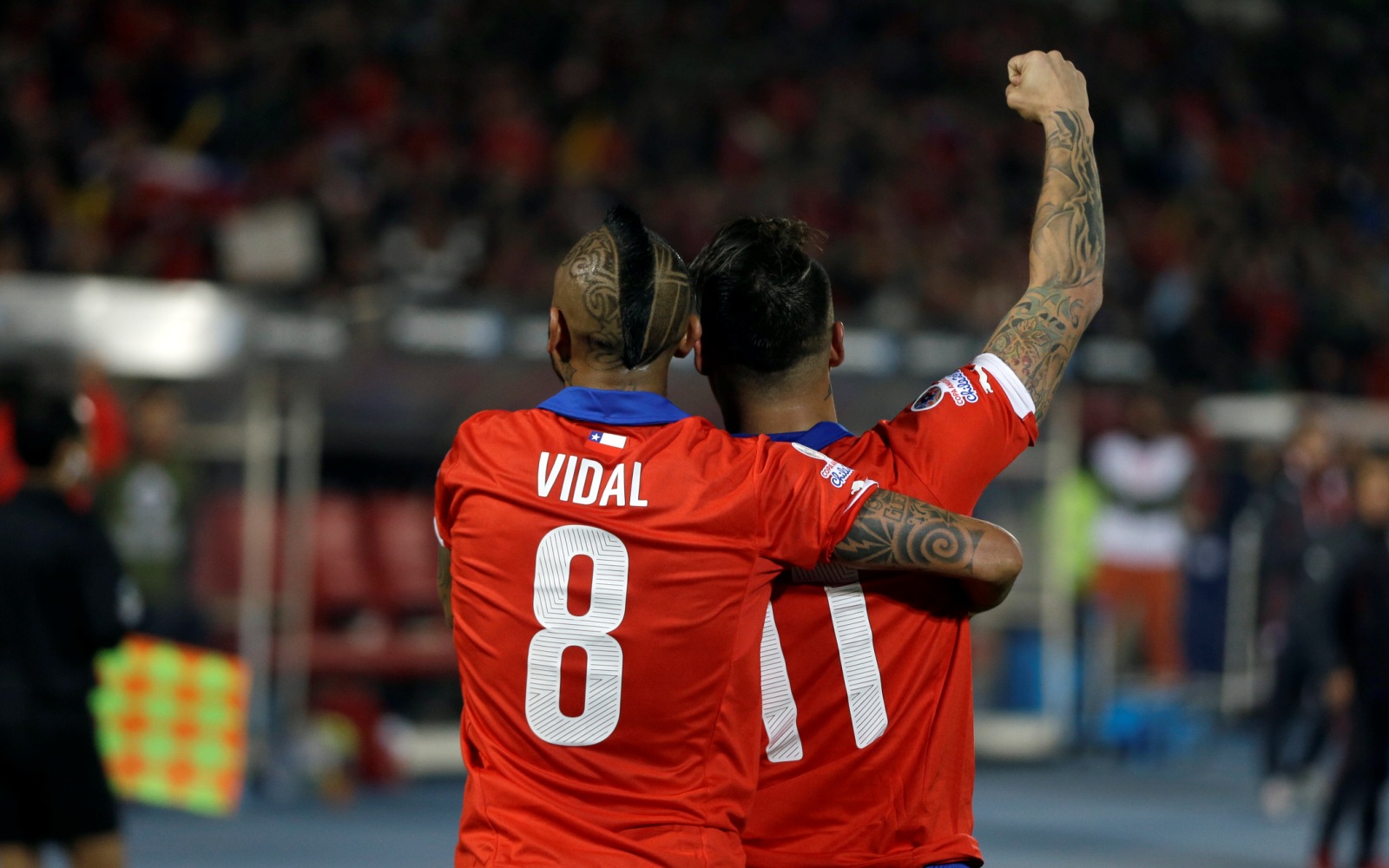 Chile Soccer Copa America Chile Peru