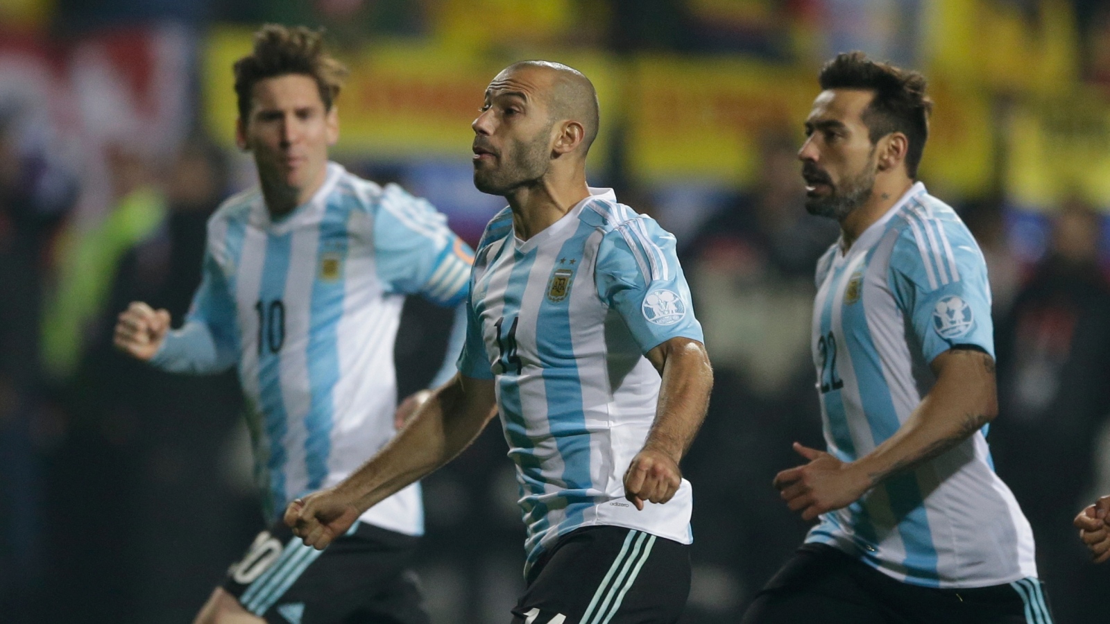 Chile Soccer Copa America Argentina Colombia