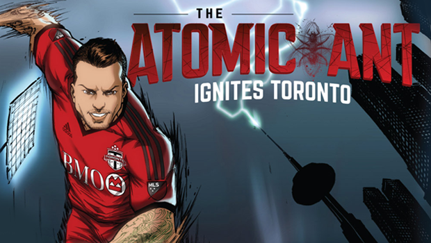 Artilheiro e destaque do Toronto na MLS, Giovinco vira Formiga At&ocirc;mica em v&iacute;deo