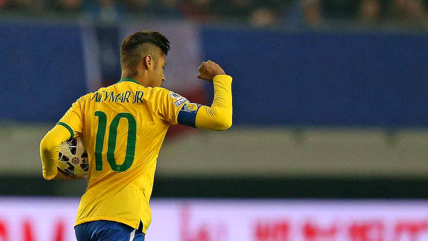 Brasil_Neymar comemora