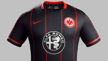 A torcida do Eintracht Frankfurt já tem um motivo para comemorar: a bela camisa do time na temporada