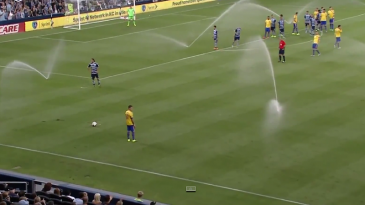 Sporting Kansas City inaugura novo método defensivo em bola parada: irrigadores