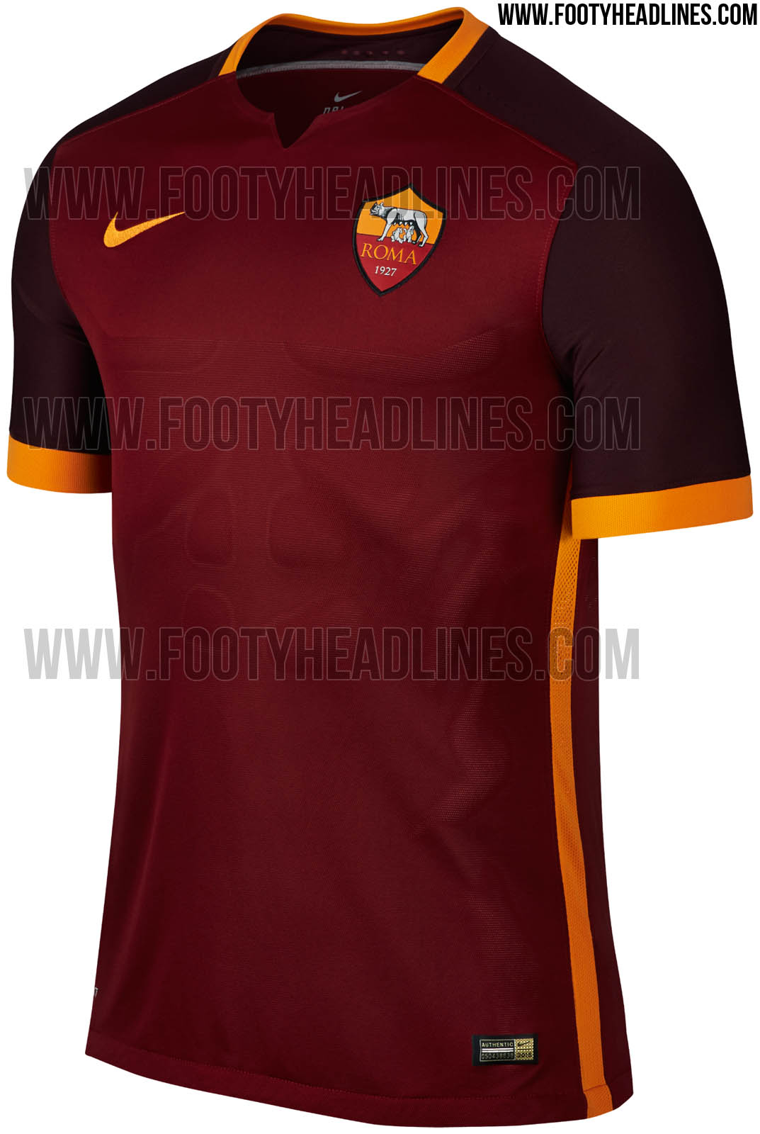 A primeira camisa da Roma