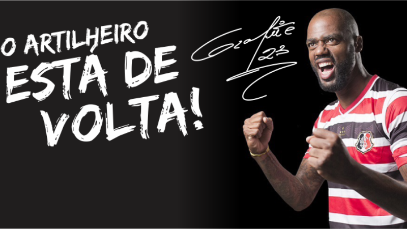 A volta de Grafite ao Santa Cruz ressalta uma rela&ccedil;&atilde;o de carinho rara de se ver