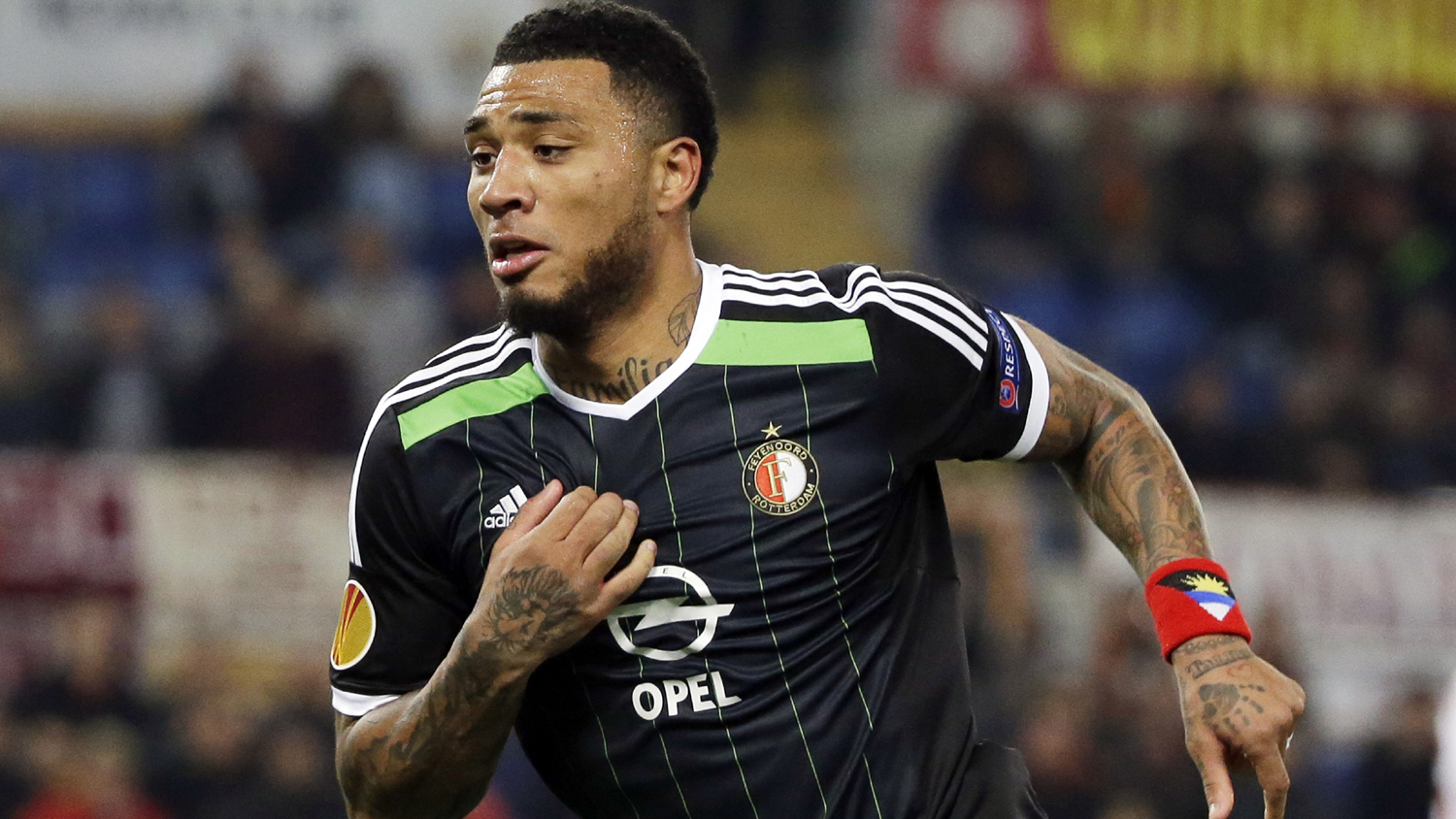 Kazim-Richards, artilheiro do Feyenoord no Holand&ecirc;s (Foto: AP)
