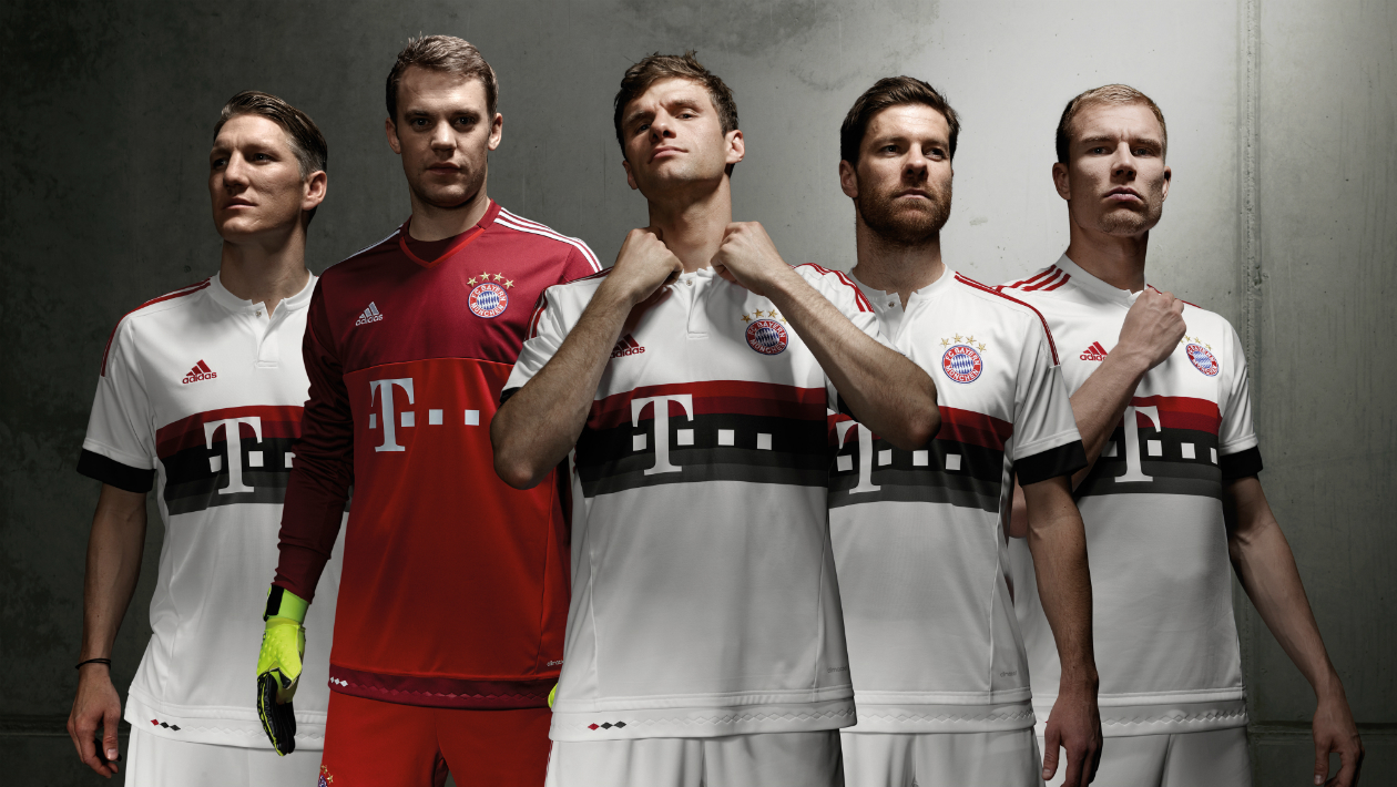 O Bayern ter&aacute; um belo traje para jogar fora de casa na pr&oacute;xima temporada