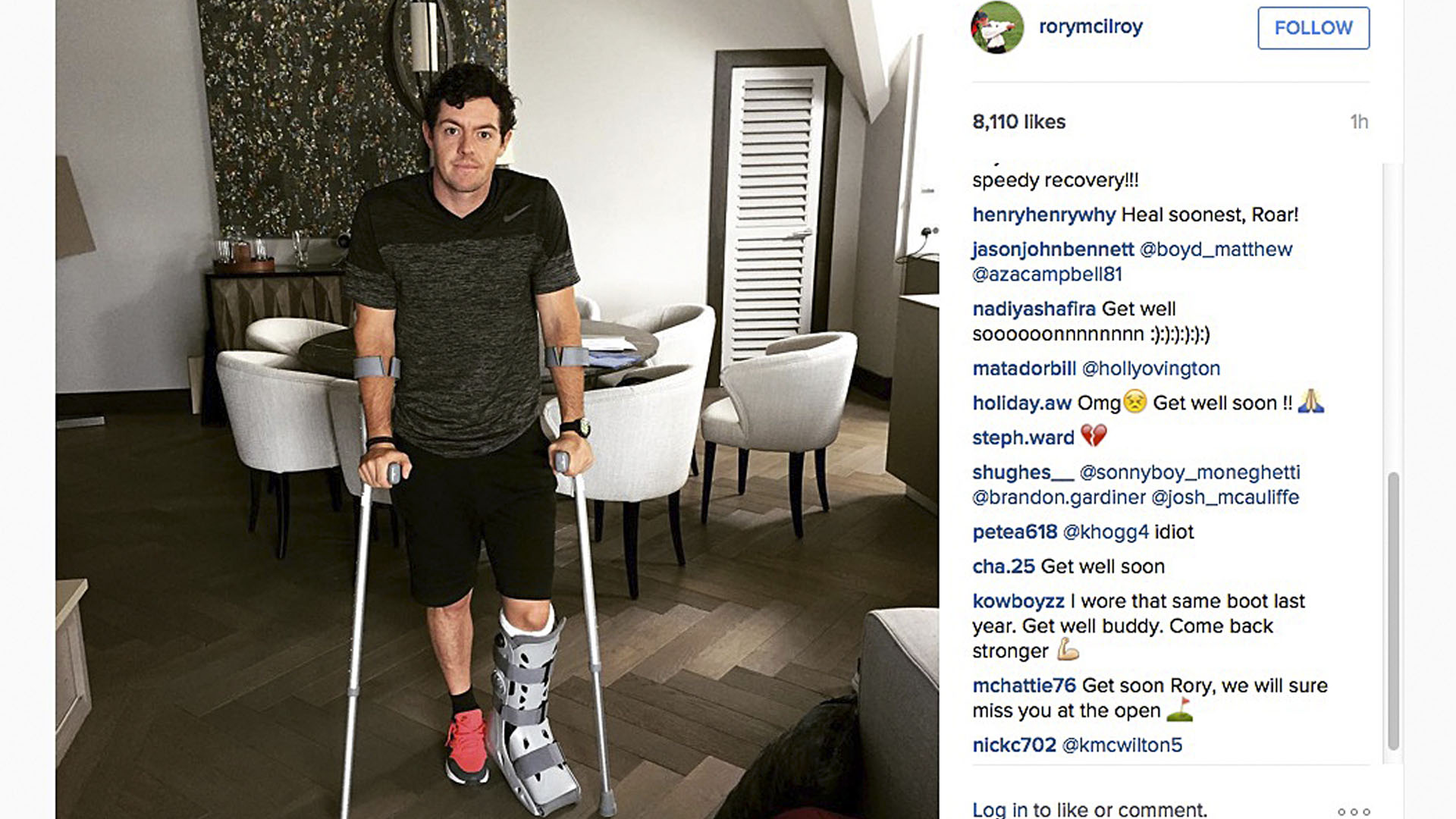 Melhor golfista do mundo perder&aacute; o major em casa por ter se machucado jogando futebol