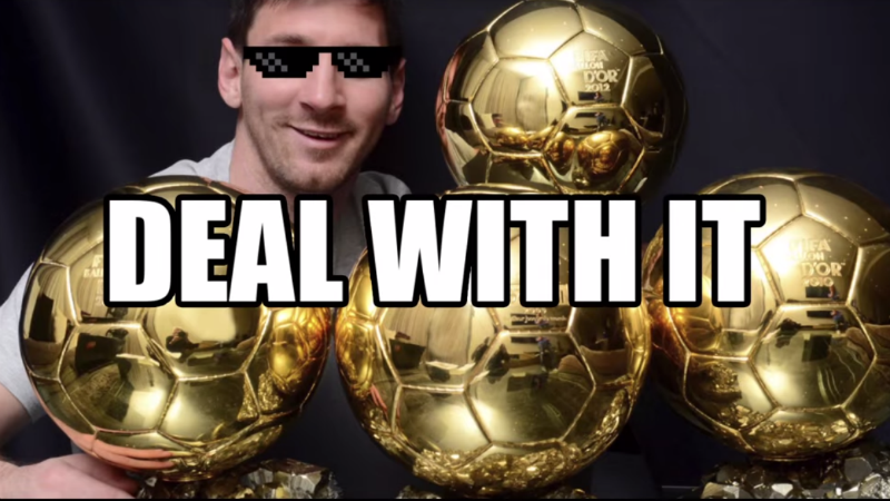 Messi nunca vai falar isso, mas sua patrocinadora n&atilde;o tem medo de crav&aacute;-lo como o melhor do mundo