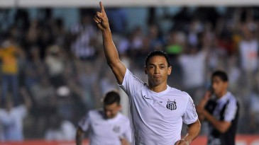 A vitória do Santos sobre o Cruzeiro valeu por essa pintura de Ricardo Oliveira