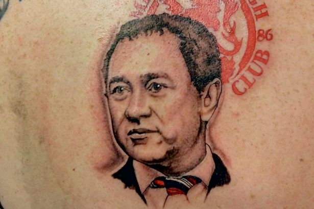 A tatuagem de Barry (Foto: Gazette Live)